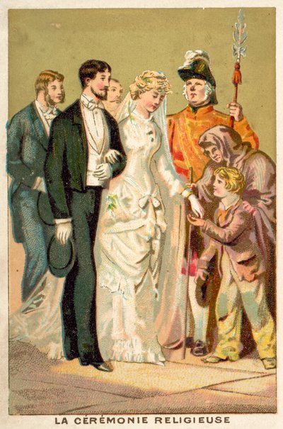 Cérémonie de mariage religieux - French School