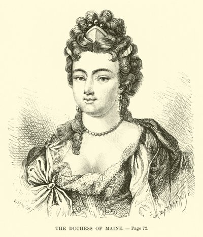 La Duchesse du Maine - French School