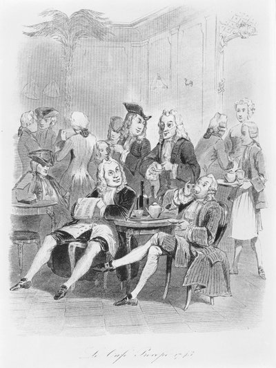 Le Procope en 1743 - French School