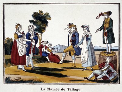 La mariée du village - imagerie d