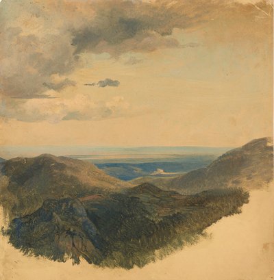 Vue sur la vallée du Danube - Friedrich August Mathias Gauermann