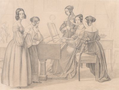 Musicale chez les Prellers - Friedrich Preller