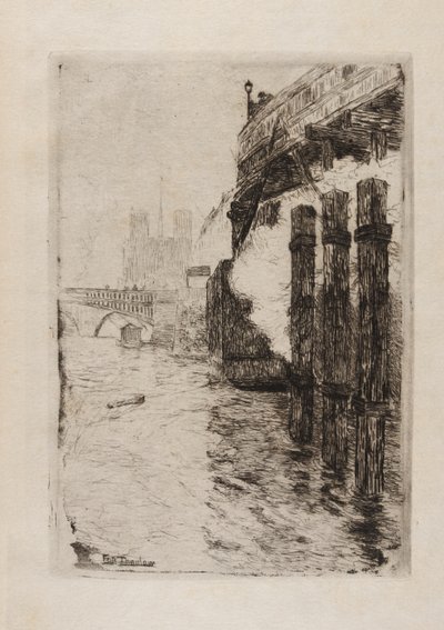 Pont de la jetée - Fritz Thaulow