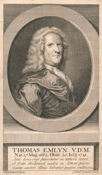 Thomas Emlyn, V.D.M., 1742 - G van der Gucht