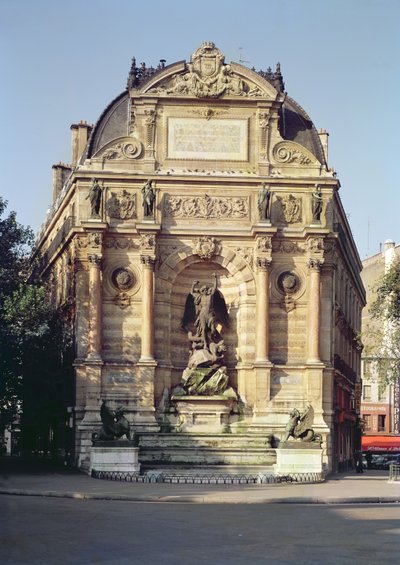 La Fontaine Saint-Michel, 1860 - Gabriel Jean Antoine Davioud