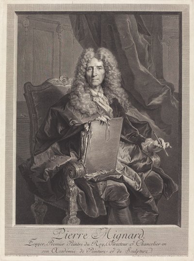 Pierre Mignard - Georg Friedrich Schmidt after Hyacinthe Rigaud