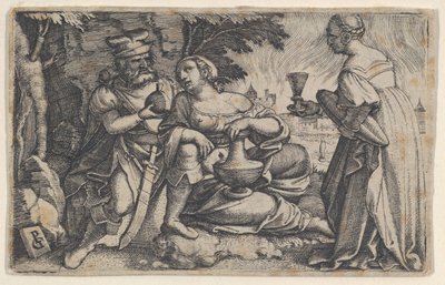 Lot et ses filles - Georg Pencz