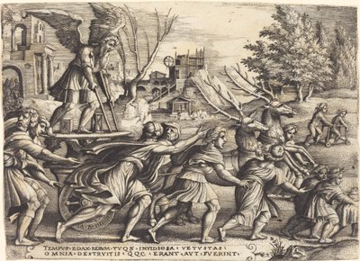 Le Triomphe du Temps - Georg Pencz