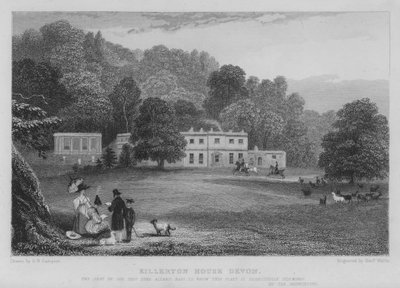 Maison Killerton, Devon (gravure) - George Bryant Campion