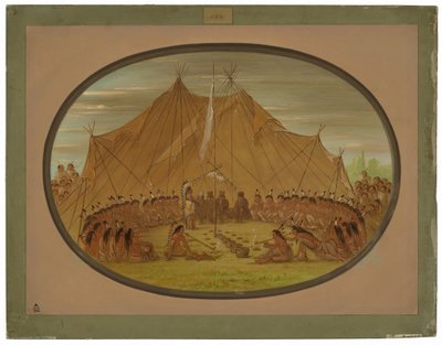 Fête du chien - Sioux - George Catlin