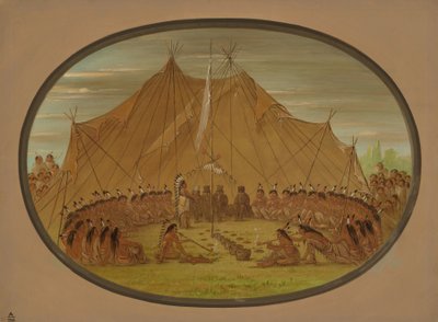 Fête du chien - Sioux, 1861-1869 - George Catlin