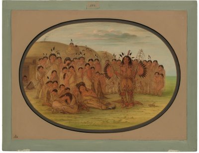 Un homme-médecine Mandan - George Catlin