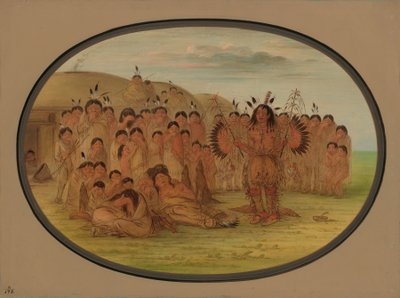 Un homme-médecine Mandan, 1861-1869 - George Catlin