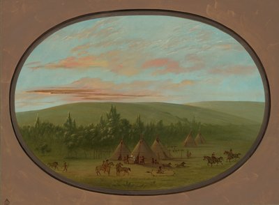 Un village Sioux, 1861-1869 - George Catlin