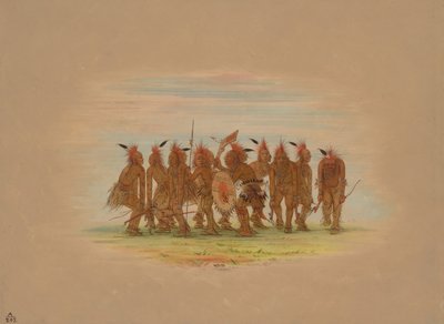 Danse amusante - Saukie, 1861-1869 - George Catlin