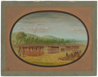 Danse du jeu de balle - Choctaw - George Catlin