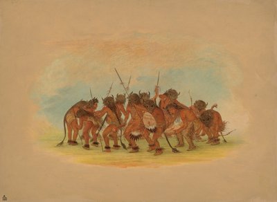 Danse du Bison - Mandan - George Catlin