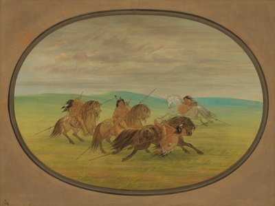 Équitation des Camanchee - George Catlin