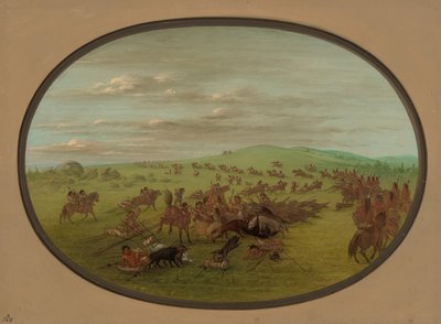 Déplacement des Camanchees - George Catlin