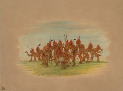 Danse de la Découverte - Saukie, 1861 - George Catlin