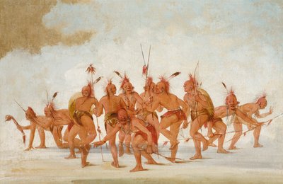 Danse de la découverte, Sac et Fox, 1835-1837 - George Catlin