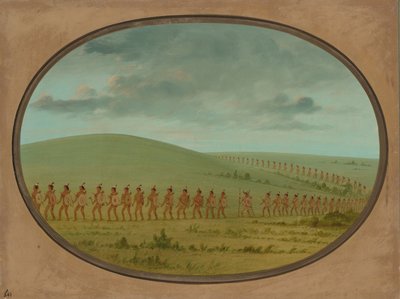 File indienne - Iowa, 1861-1869 - George Catlin