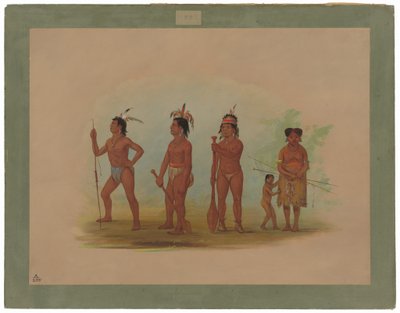 Indiens Klatsop - George Catlin