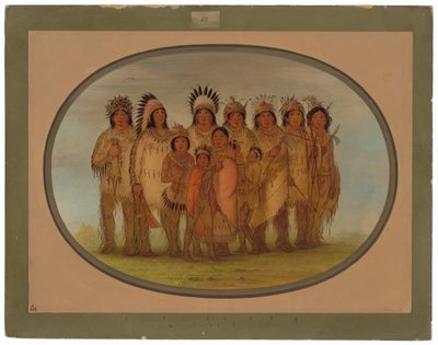 Indiens Ojibbeway à Paris - George Catlin