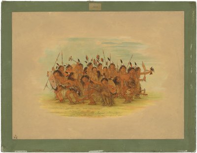 Danse du scalp - Sioux - George Catlin