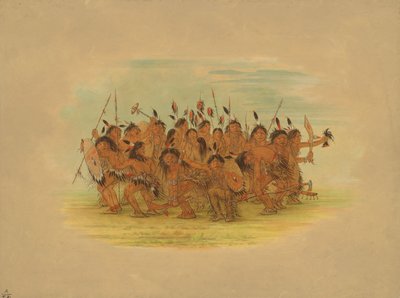 Danse du scalp - Sioux, 1861 - George Catlin