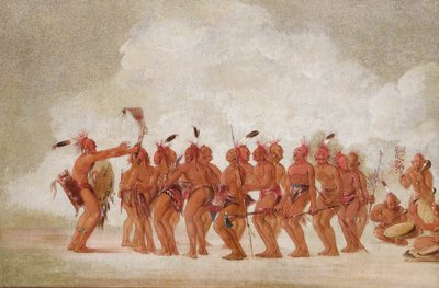 Danse des Esclaves, Sac et Fox, 1835-1837 - George Catlin