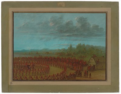 Danse de guerre des Saukies - George Catlin