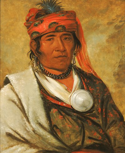 Ye-hów-lo-gee, Le Nuage, un chef - George Catlin