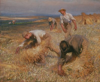 Lier des gerbes - George Clausen