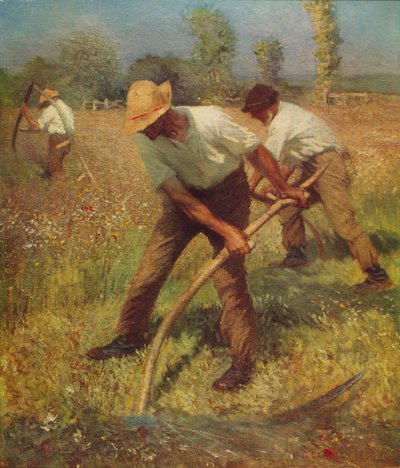 Les faucheurs, vers 1891, vers 1915 - George Clausen