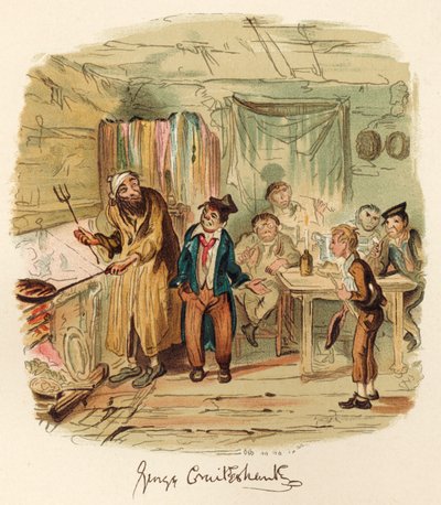 Livre de Charles Dickens - George Cruikshank