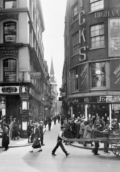 Cheapside, Londres, vers 1920 - George Davison Reid