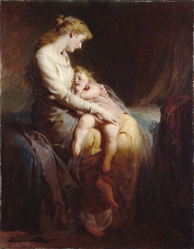 Mère et Enfant - George Elgar Hicks