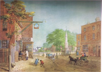 Village de Tottenham en 1822 - George Junior Scharf