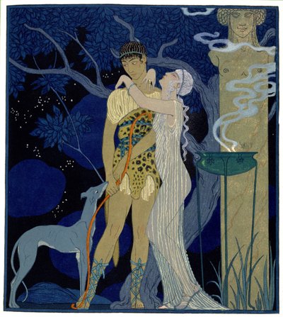 Vénus et Adonis - Georges Barbier