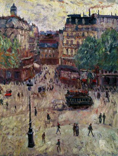 Une place à Paris, 1907 - Georges Dufrenoy