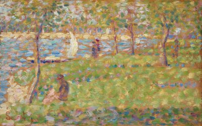 Étude pour "La Grande Jatte" - Georges Seurat