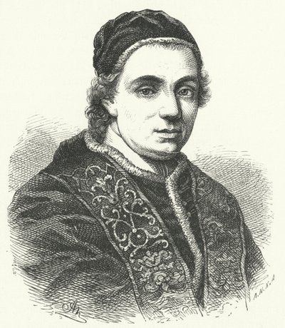 Pape Clément XIV (gravure) - German School