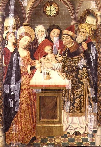 La Présentation au Temple, vers 1480 - German School