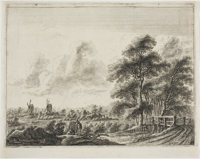 Paysage avec petit pont - Gillis Neyts