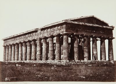 Temple de Neptune à Paestum - Giorgio Sommer