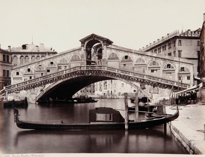 Le pont du Rialto à Venise - Giorgio Sommer