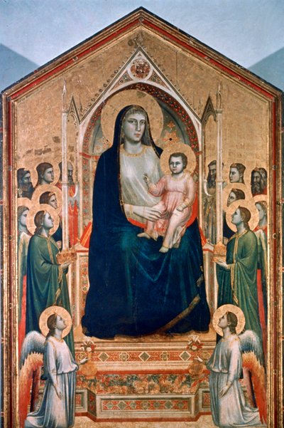 Madone et Enfant en majesté - Giotto di Bondone