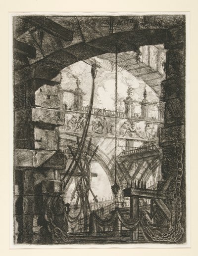 Carceri, IV: La Grande Piazza - Giovanni Battista Piranesi