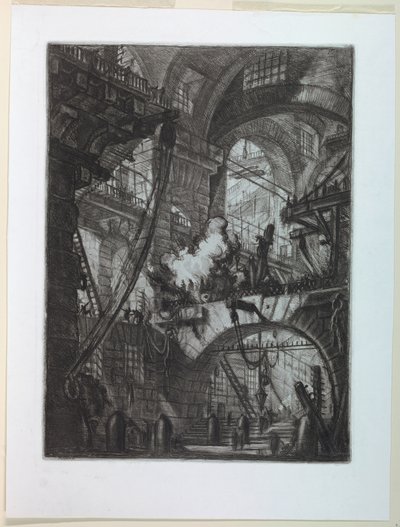 Série Carceri, Planche VI - Giovanni Battista Piranesi